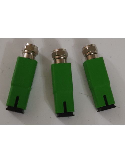 Mini nodo o receptor optico pasivo con conector macho F